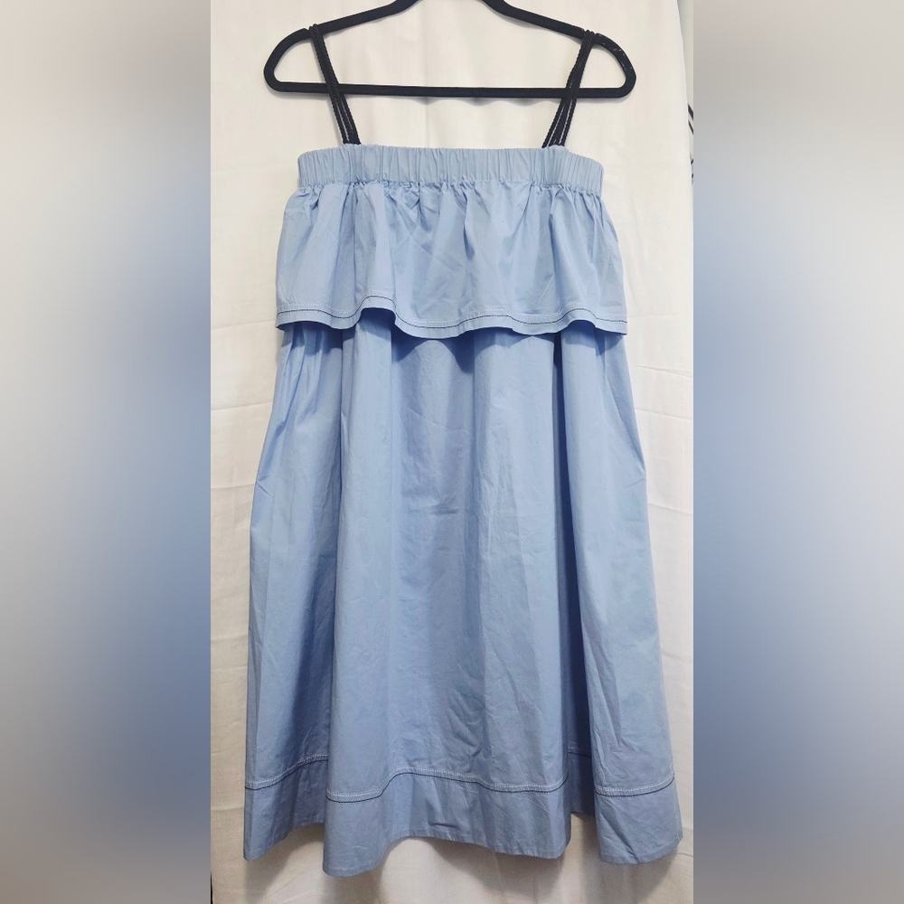 SFIZIO STUDIO brand, pastel blue midi dress.